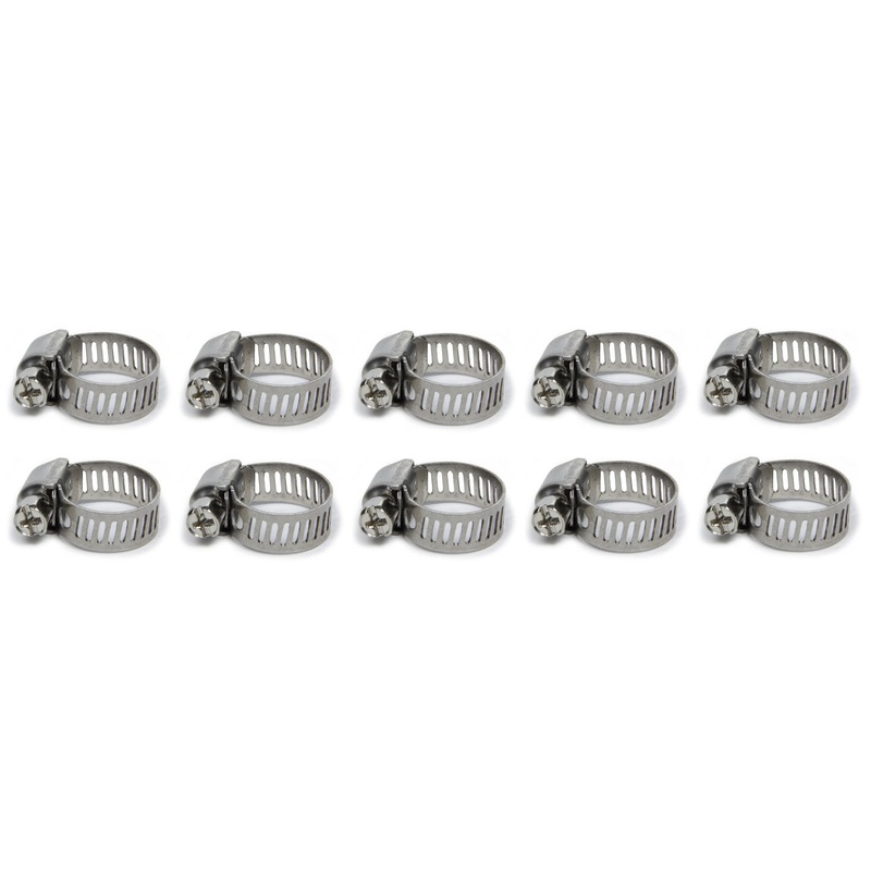 Worm Gear Hose Clamps .75 to 1.50 (10pk) 12152