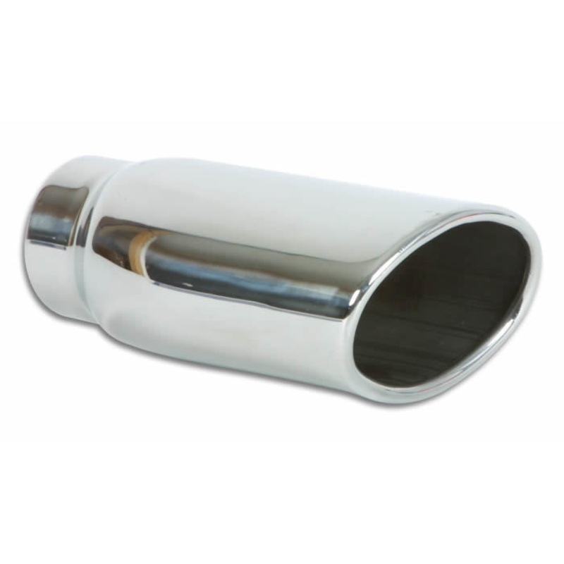 4.5 x 3 Oval Stainless Steel Tip Single Wall 1406