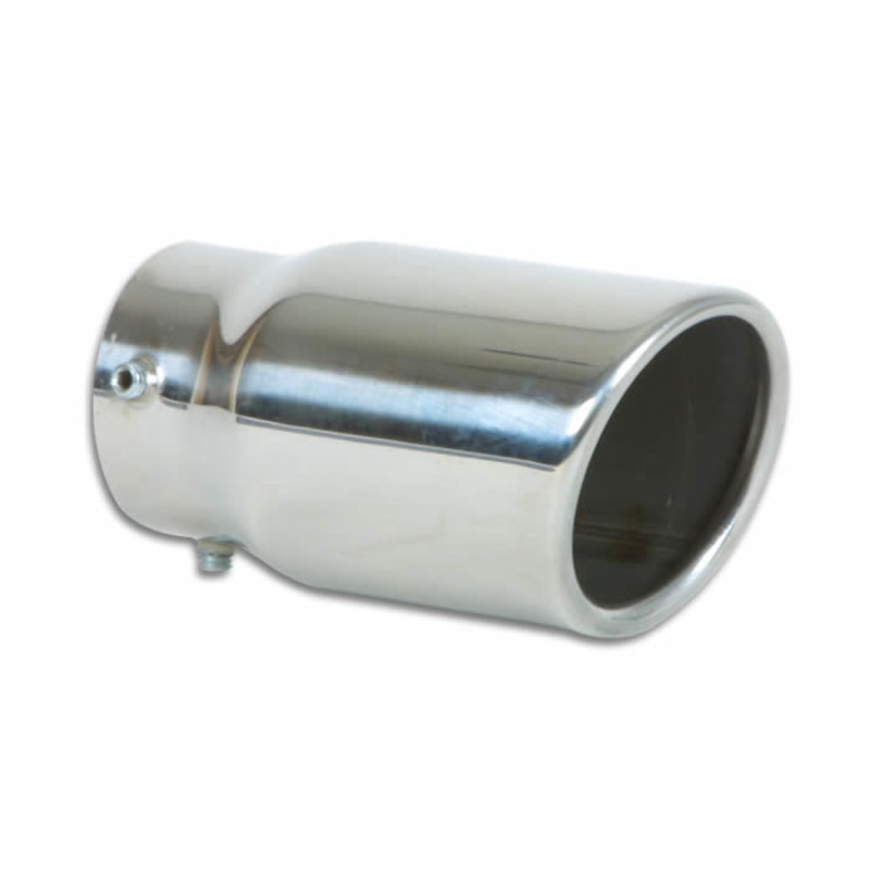 3 Round Stainless Steel Bolt-On Tip Single Wall 1503
