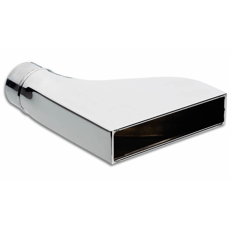 7.5 x 2 Rectangular Stainless Steel Tip 1606