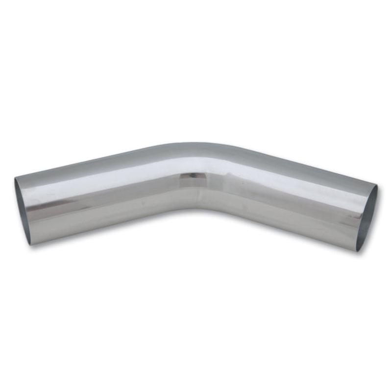 1.5 OD Aluminum 45-Degree Bend Polished 2156