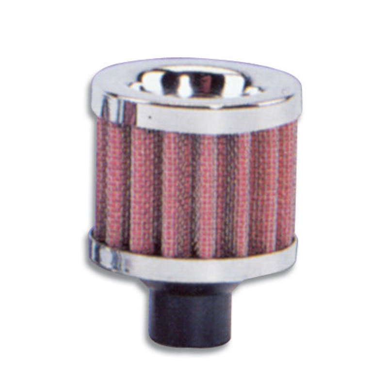 Crankcase Breather Filter w/Chrome Cap 3/4 2164
