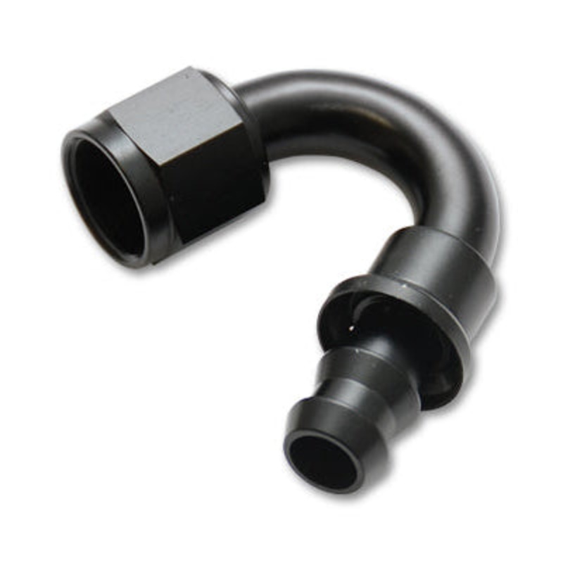 -6AN Push-On 150-Degree Hose End Fitting 22506
