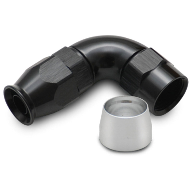 -12AN 90-Degree Hose End High Flow for PTFE Hose 28912