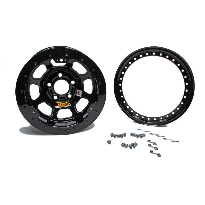 Aero Race Wheels 13×7 2 4.50 Black Beadlock