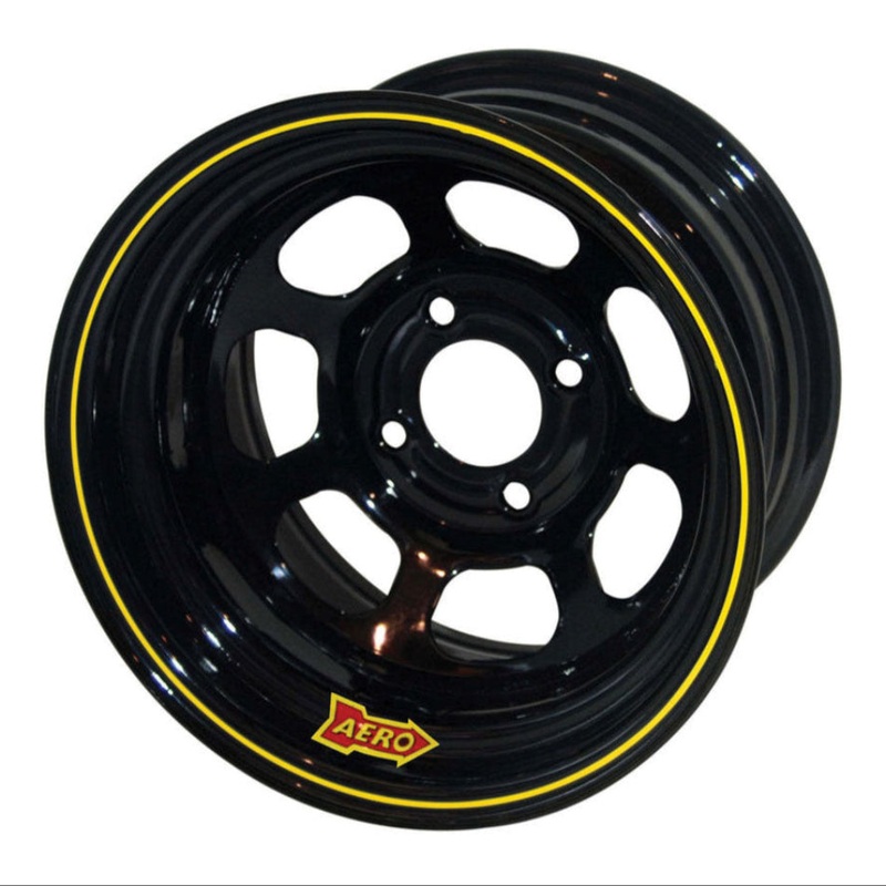 Aero Race Wheels 13×8 4×4.5 Bolt Pattern Black