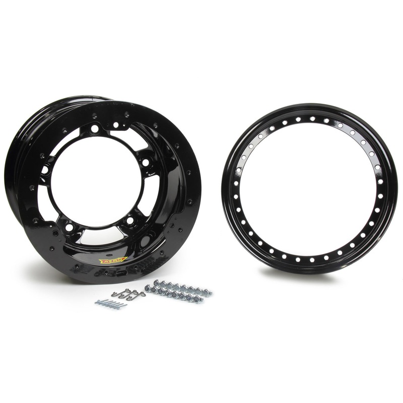Aero Race Wheels 15X10 2 Wide 5 Black Beadlock