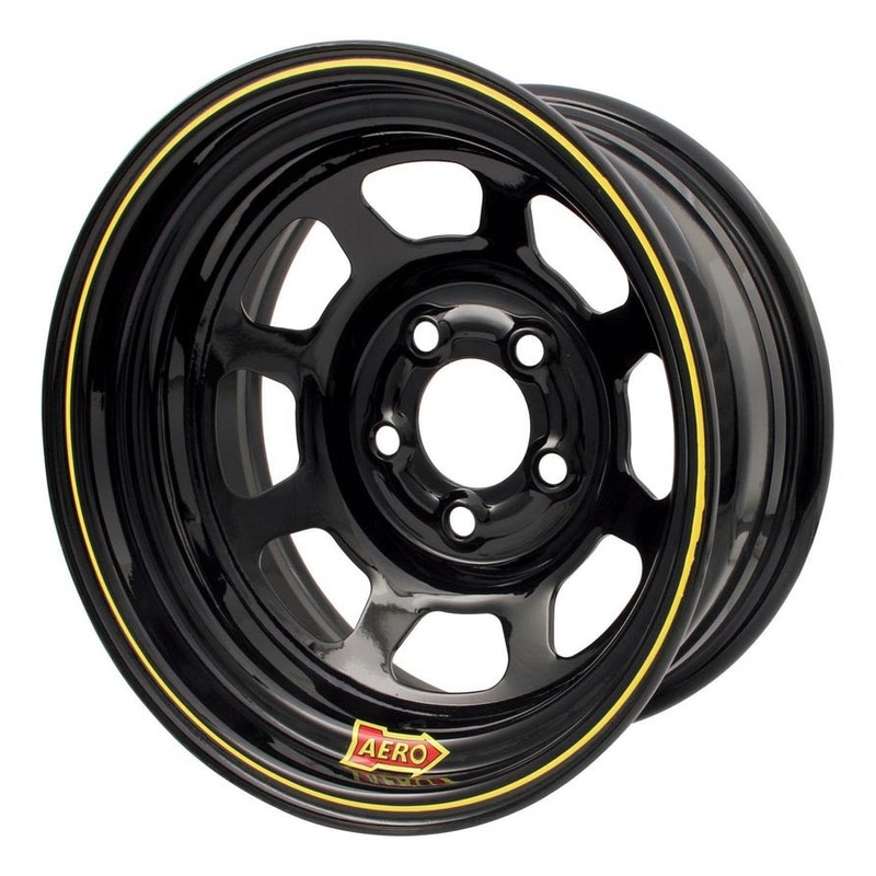 Aero Race Wheels 15×10 4 4.75 Black