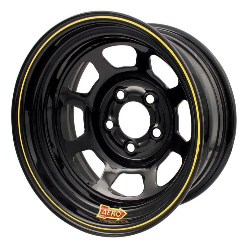Aero Race Wheels 15×8 2 4.50 Black