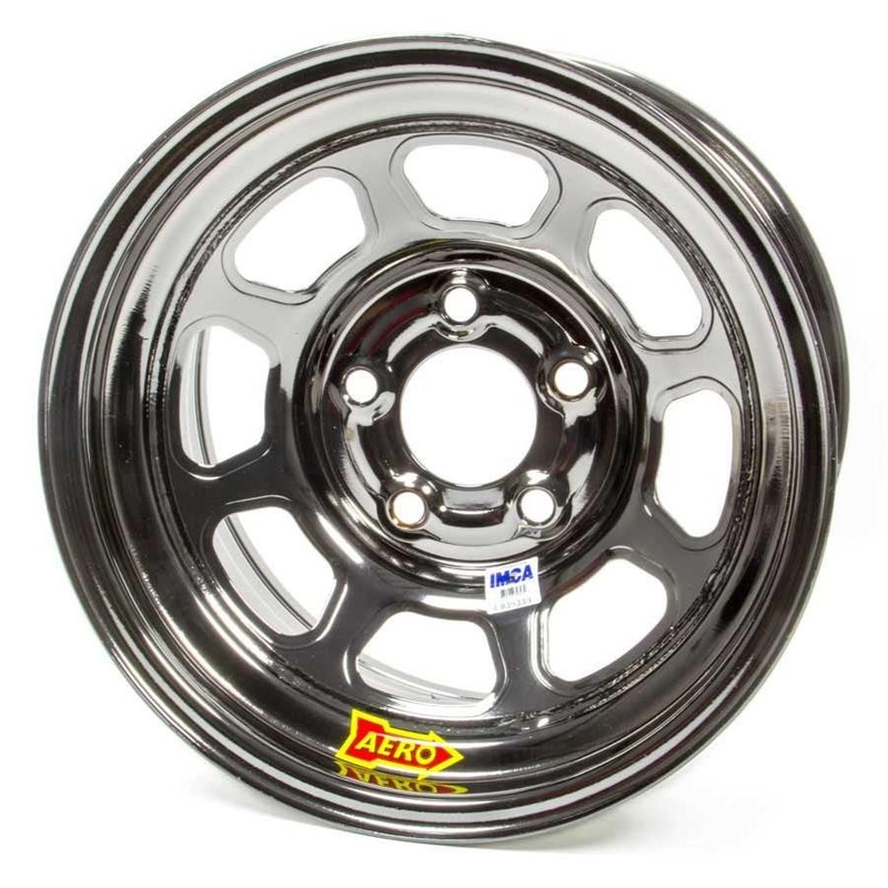 Aero Race Wheels 15×8 4 5.00 Black Chrome