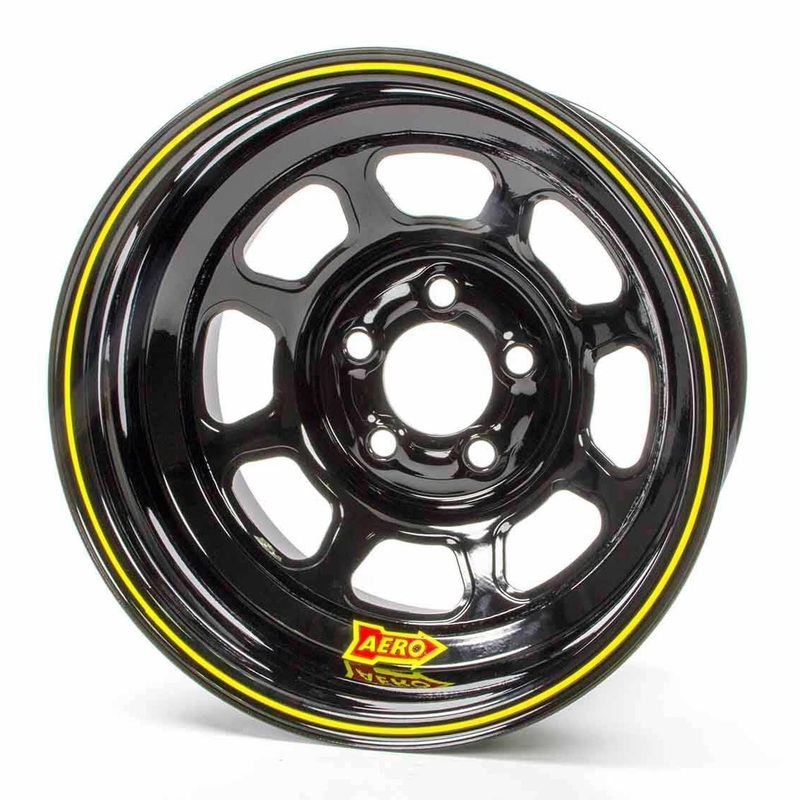 Aero Race Wheels 15×8 2 5.00 Black Spun Extreme Bead