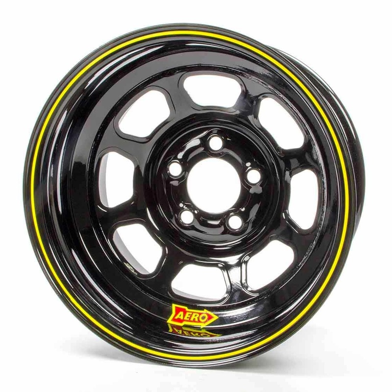 Aero Race Wheels 15×8 3 5.00 Black Spun Extreme Bead