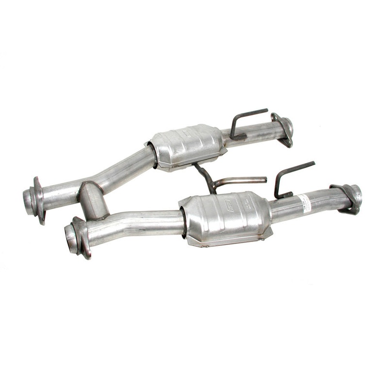 BBK 2-1/2 Short Catted H-Pipe 79-93 Mustang 5.0L