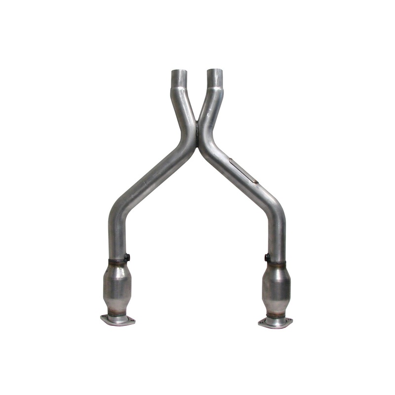 BBK High Flow Catted Short X-Pipe 11-14 Mustang V6