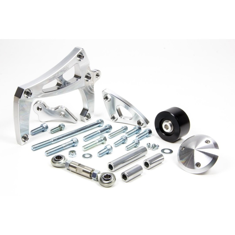 March Performance A/C & Alternator Bracket SB Chevy