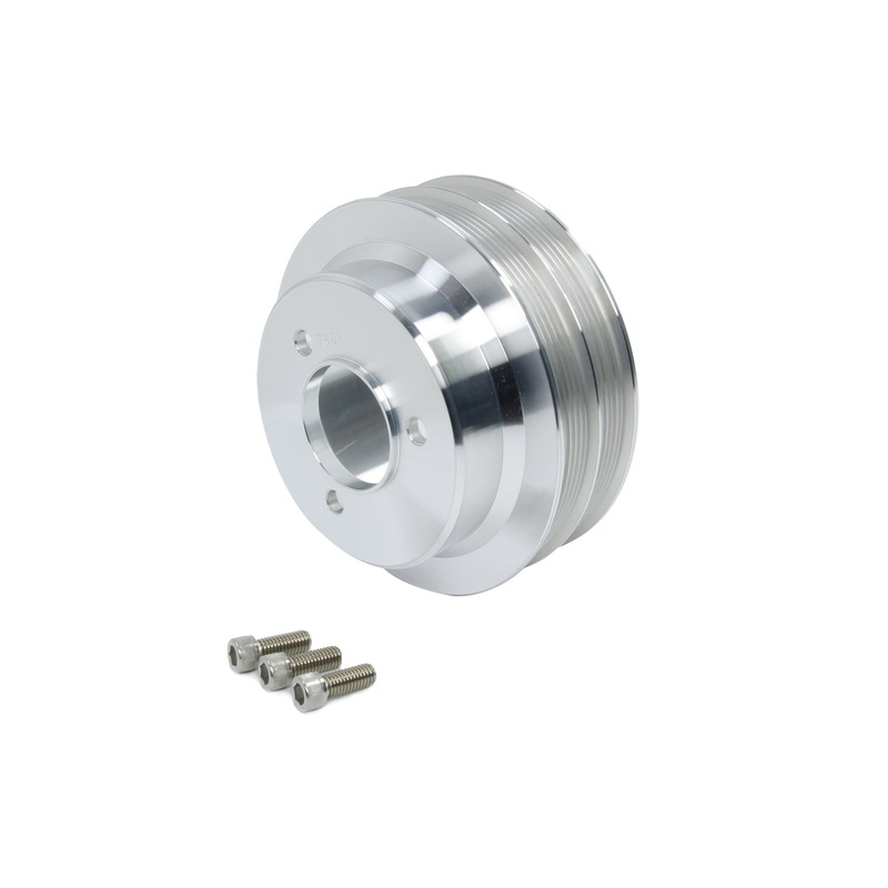 March Performance BBC Crank Pulley Natural Serpentine