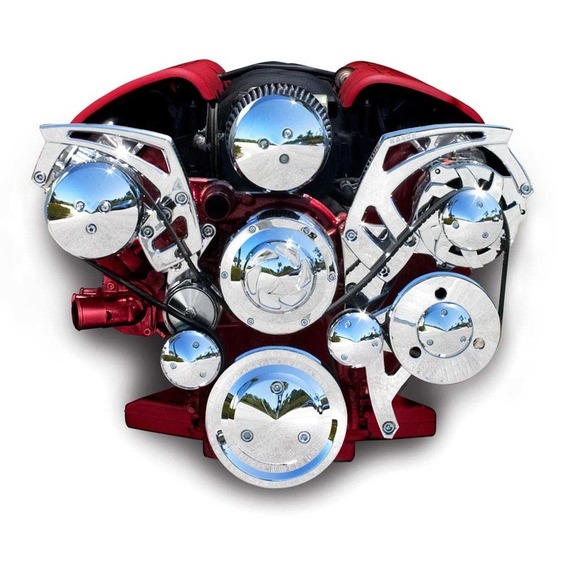 March Performance Pulley Kit LS2/7 Vette Style Alt A/C P/S W/P