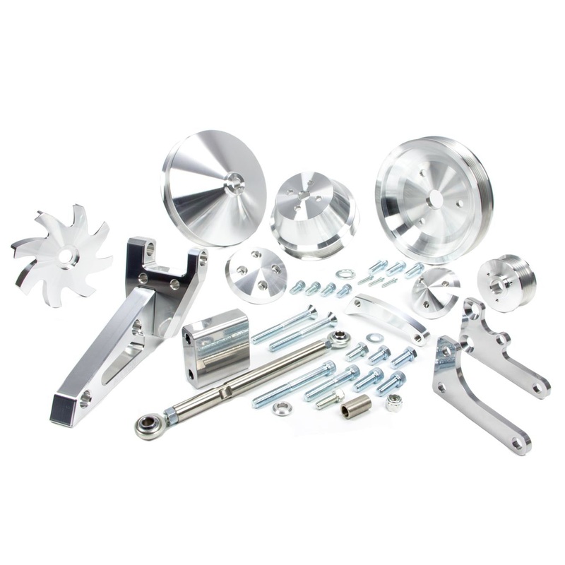 March Performance Pulley Kit Outside Mount SB Chevy