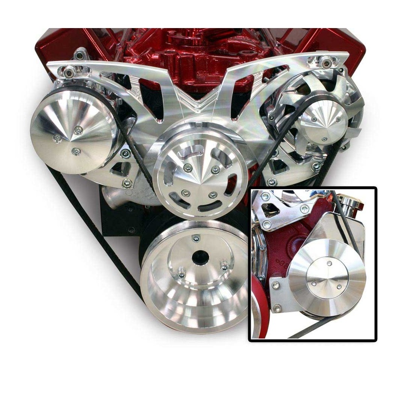 March Performance Pulley Kit SBC Style w/Power Steering