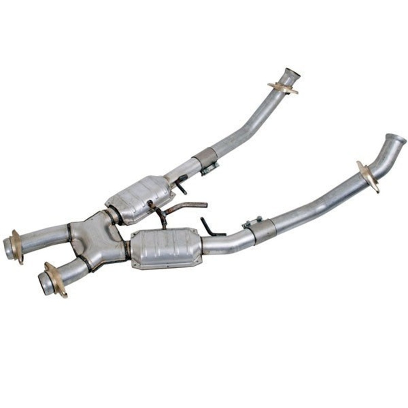 BBK 2-1/2 High Flow Catted X-Pipe 86-93 Mustang 5.0L