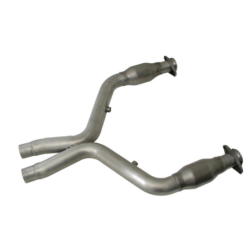 BBK 2-3/4 Short High Flow Catted X-Pipe 05-10 Mustang GT 4.6L