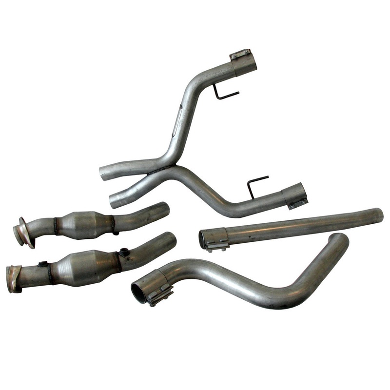 BBK High Flow Catted Dual Exhaust Conversion 05-09 Mustang V6