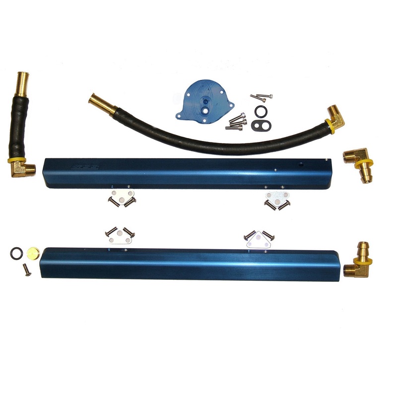 BBK Performance High-Flow Aluminum Fuel Rails 86-93 5.0L Mustang