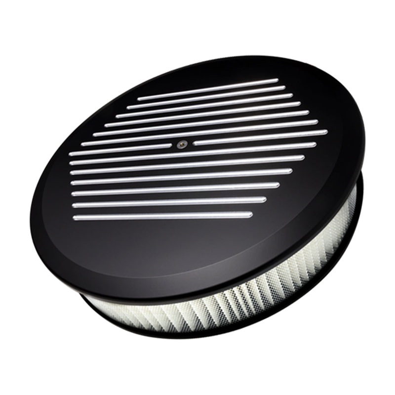Billet Specialties Air Cleaner Assembly 14 Round Ball Milled