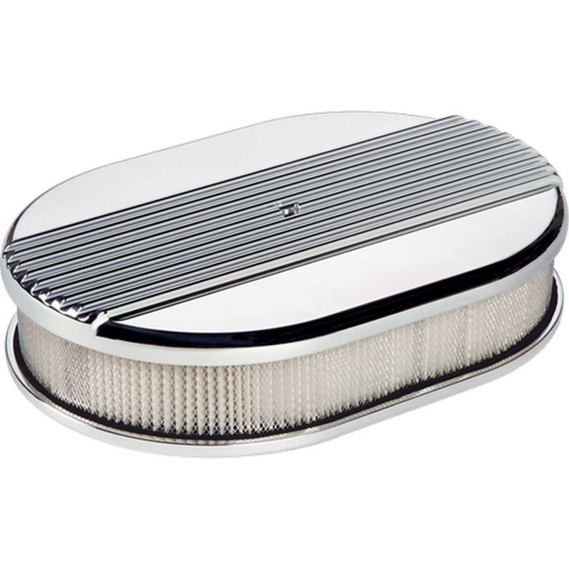 Billet Specialties Air Cleaner Assembly Small Ribbed Oval