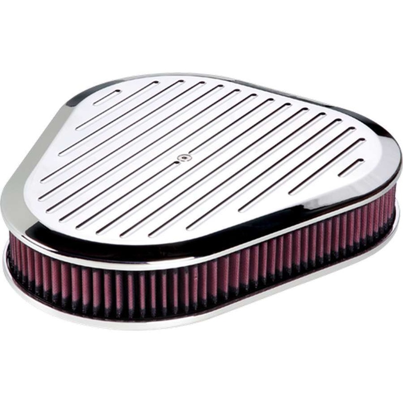 Billet Specialties Air Cleaner Assembly Triangle Ball Milled