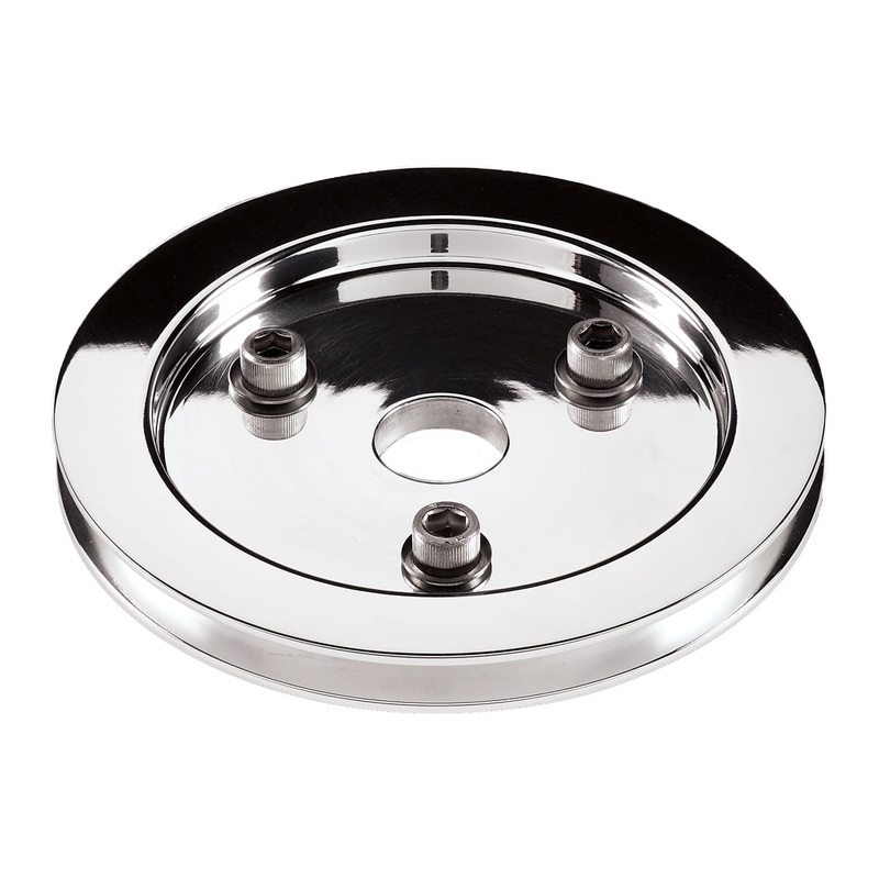 Billet Specialties Crankshaft Pulley BBC 1 GRV LWP Polished