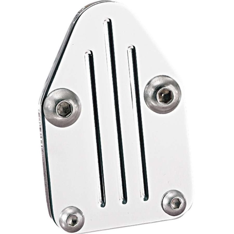 Billet Specialties Fuel Pump Blockoff SBC Polished