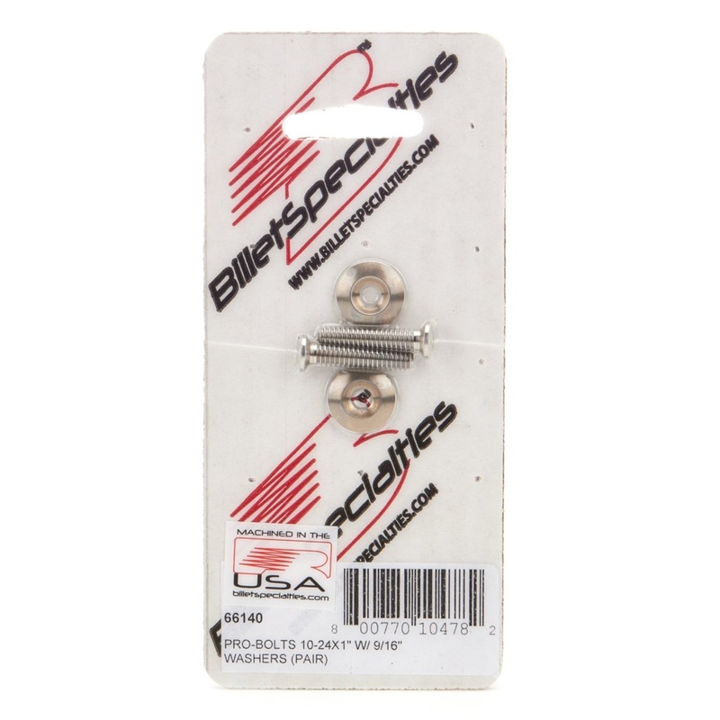 Billet Specialties 10-24×1 SS Bolts Pair