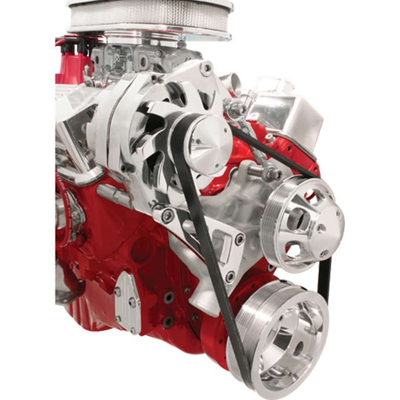 Billet Specialties Alternator Bracket LWP Top Mount Passenger Side SBC