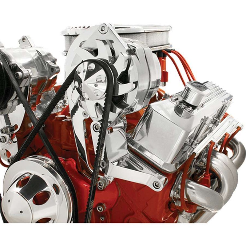 Billet Specialties Alternator Bracket SBC Driver Side Hi-Mount