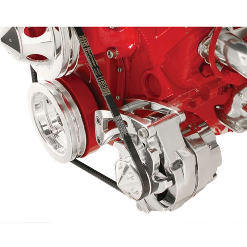 Billet Specialties Alternator Bracket SBC SWP Low Mount Driver Side