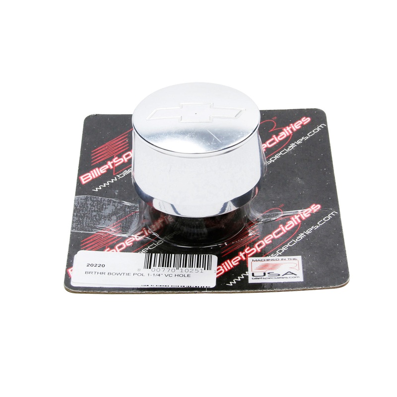 Billet Specialties Bowtie Breather Fits 1-1/4 VC Hole