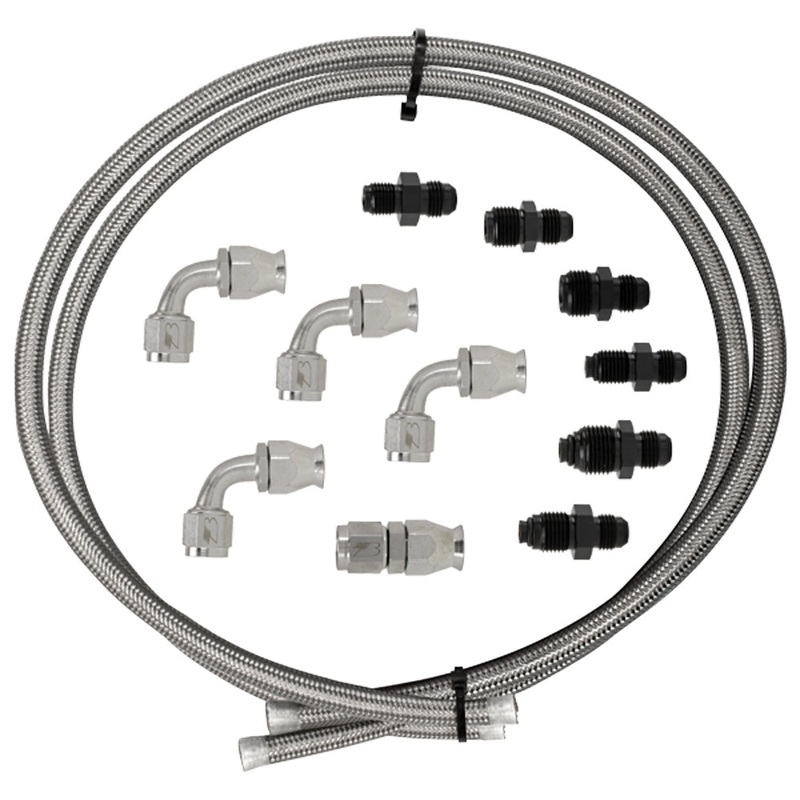 Billet Specialties Hose Kit Power Steering w/Pump Mount Resevoir