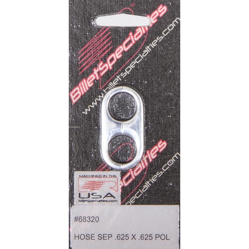 Billet Specialties Hose Separator .625x.625 Polished
