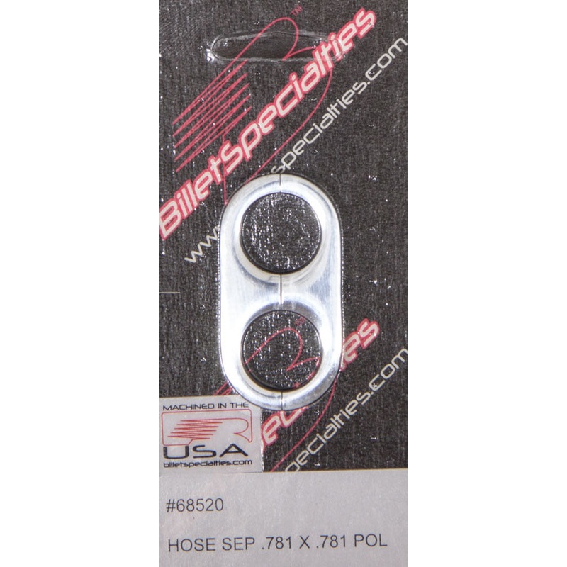 Billet Specialties Hose Separator .781x.781 Polished