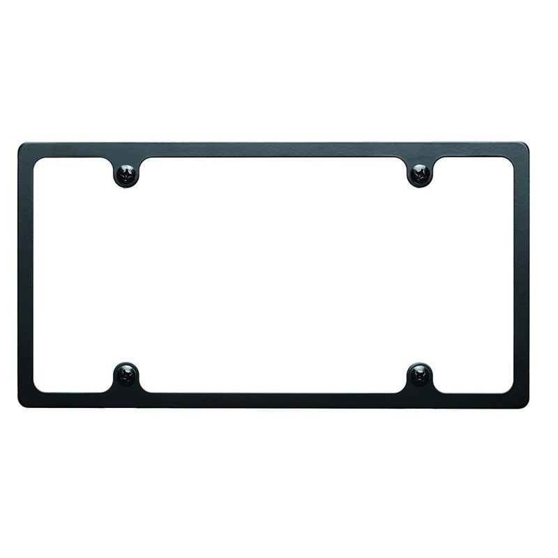 Billet Specialties License Plate Frame Slim Line Black