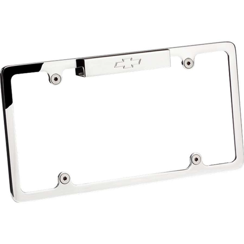 Billet Specialties Lighted Bowtie Frame Polished