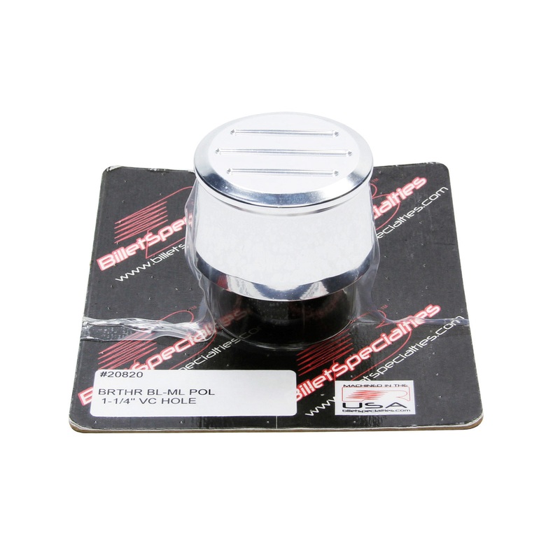 Billet Specialties Polished Breather Ball Milled
