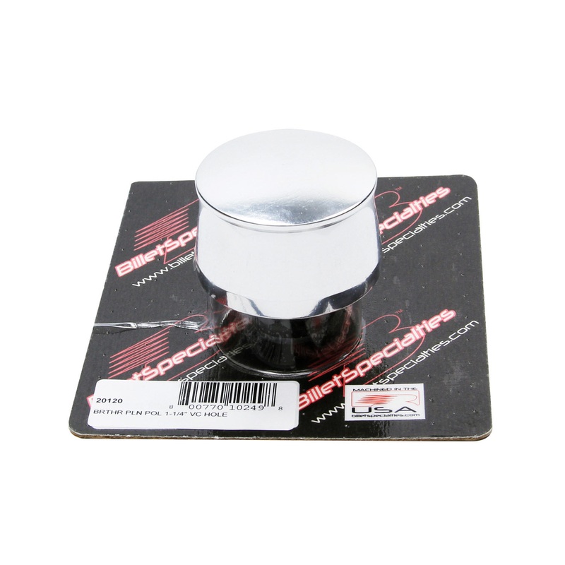 Billet Specialties Polished Breather Plain