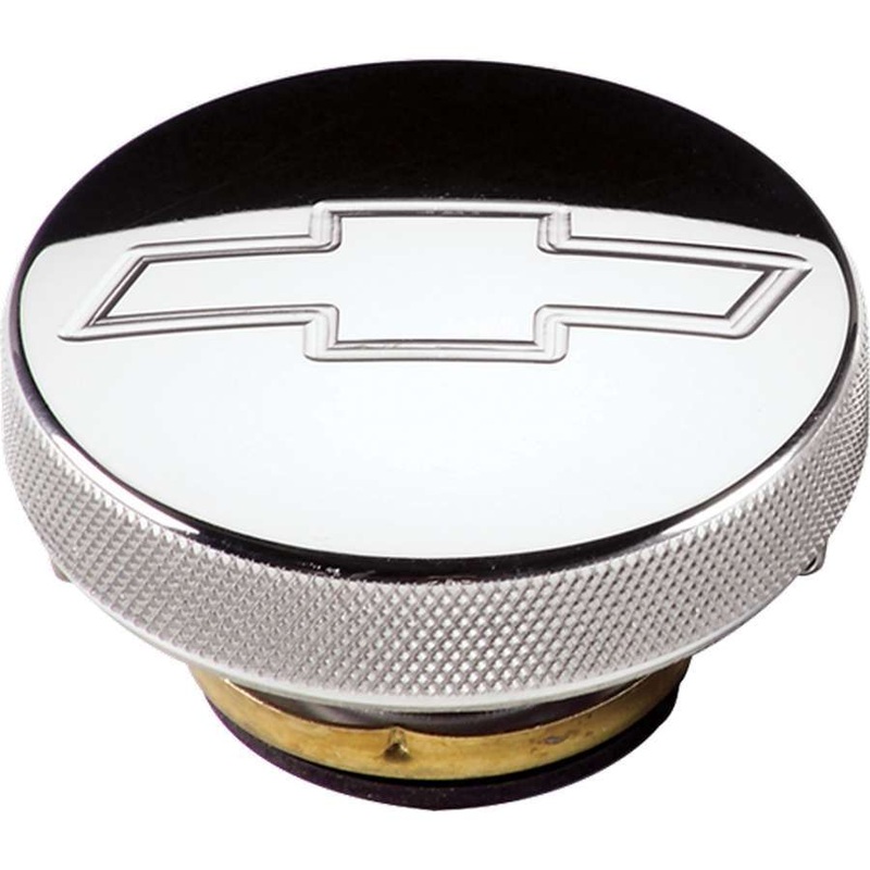Billet Specialties Polished Radiator Cap Chevy Logo 16lb