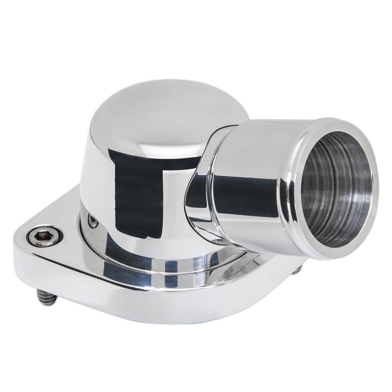 Billet Specialties Thermostat Housing 15 Degree LS 10-Up Polished