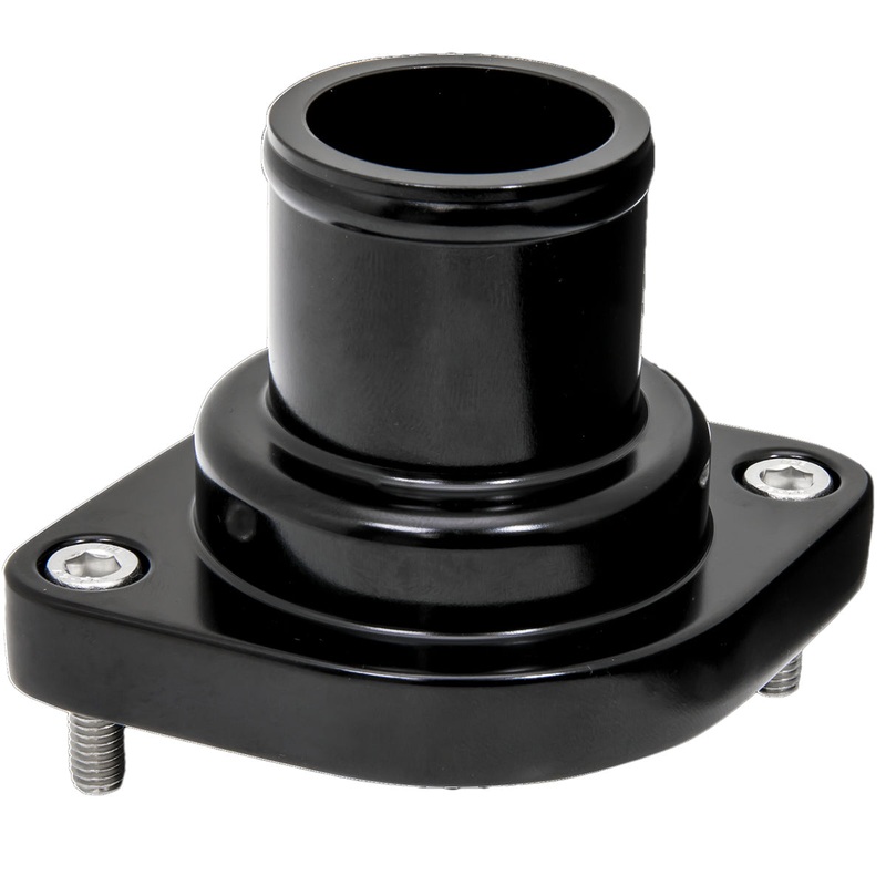 Billet Specialties Thermostat Housing Straight LS 10-Up Black