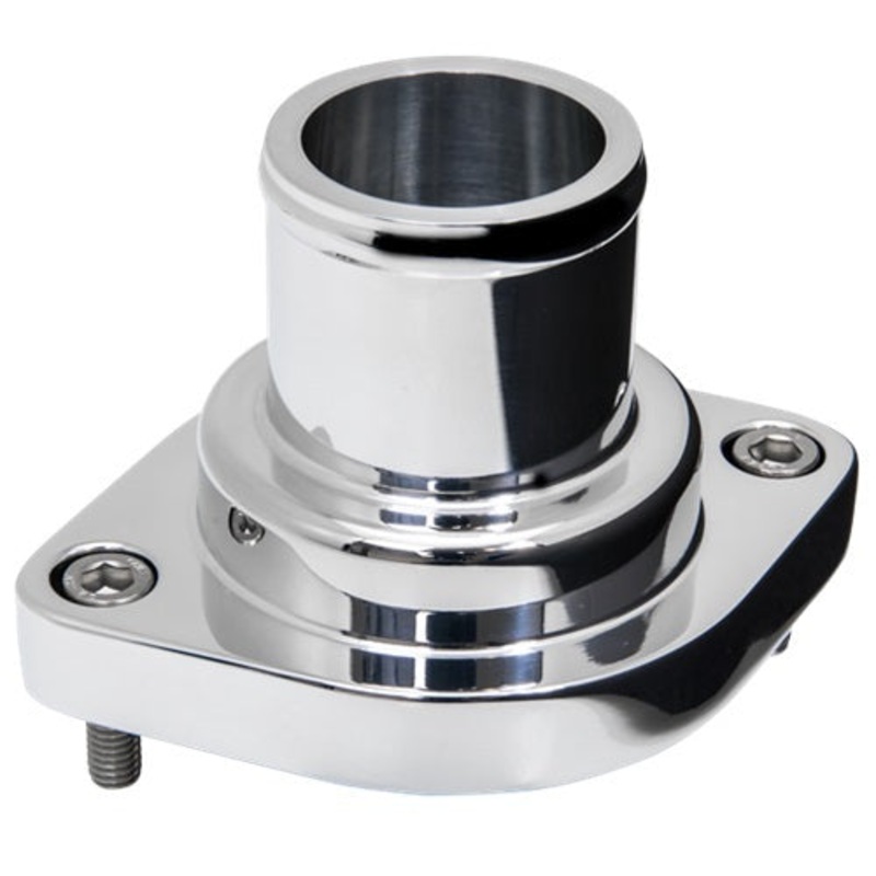 Billet Specialties Thermostat Housing Straight Polished LS