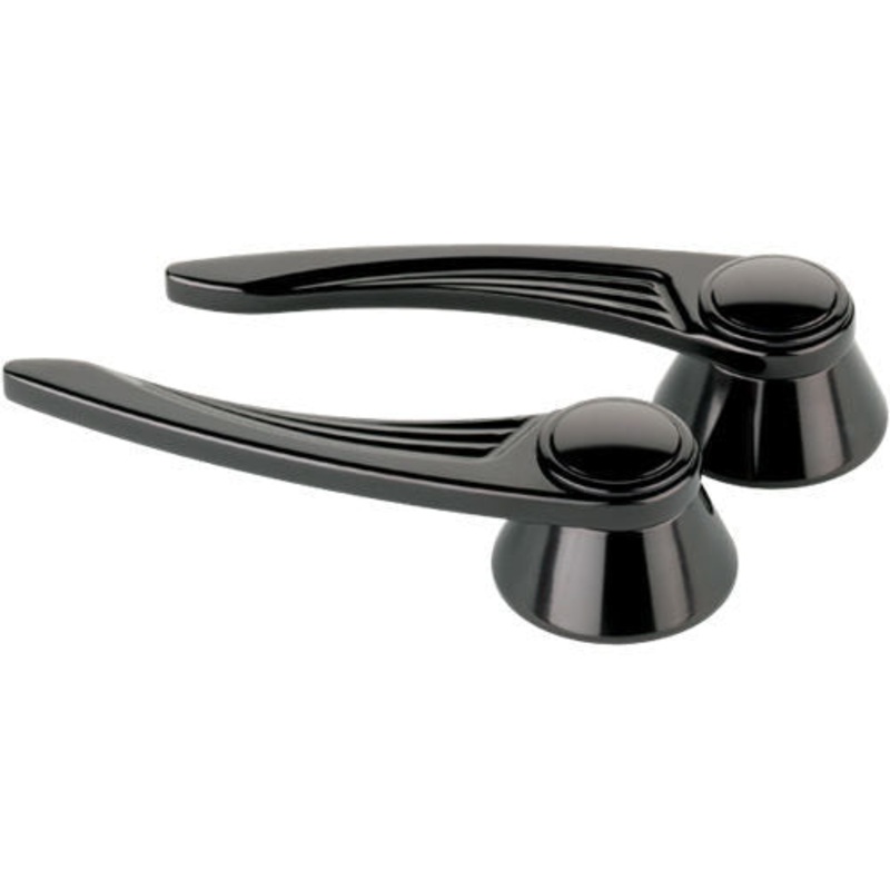 Billet Specialties Door Handles Ball Milled Black GM/Ford 1949+