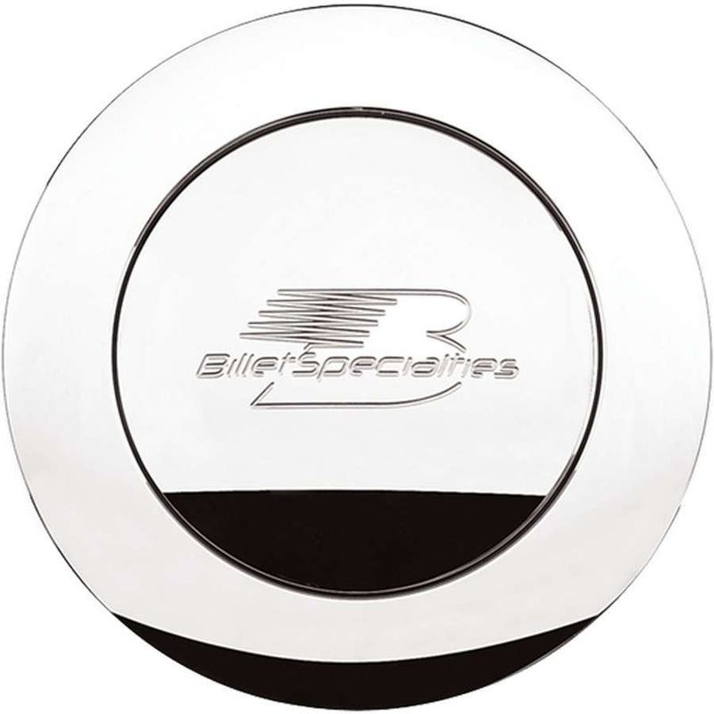 Billet Specialties Horn Button Billet Logo Large Polished